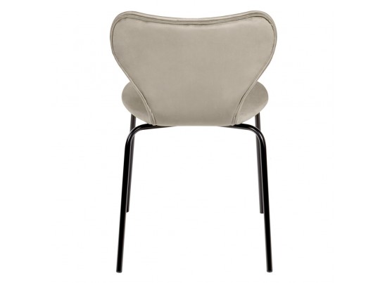 Стул Seven Style латте велюр с чёрными ножками в Каменске-Уральском