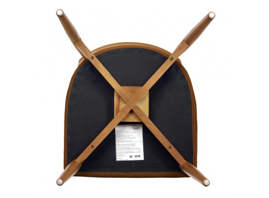 Стул Lucas 3 терракотовый букле с ножками цвета орех в Каменске-Уральском