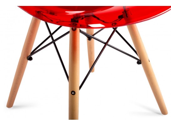 Стул Eames прозрачный красный в Каменске-Уральском