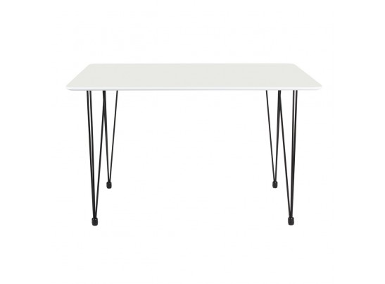 Стол Solution 120x80х75,5см, белый в Каменске-Уральском