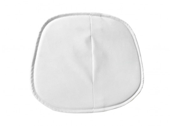 Подушка для стульев серии "Eames" из эко кожи, белая в Каменске-Уральском