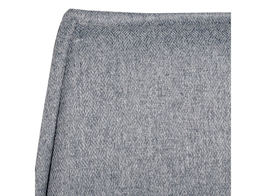 Стул Soft серо-голубой с чёрным, рогожка в Каменске-Уральском