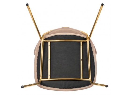 Стул Elle бежевый с золотыми ножками в Каменске-Уральском