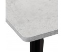 Стол Oslo 100-130 x 80см, Бетон Лайт, чёрный в Каменске-Уральском