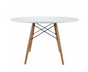 Стол Eames диам.100см, белый в Каменске-Уральском