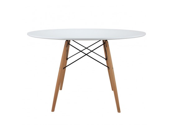Стол Eames диам.100см, белый в Каменске-Уральском