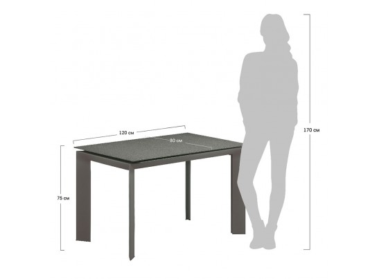 Стол раздвижной NEW YORK кобальт в Каменске-Уральском