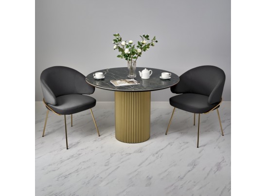 Стол Aura D110, керамогранит Wacom мрамор