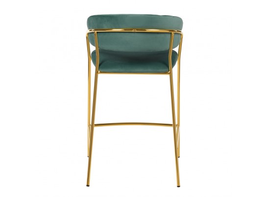 Стул полубарный Turin мятный с золотыми ножками в Каменске-Уральском