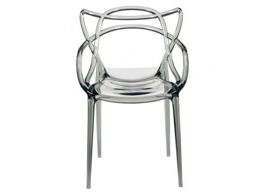 Комплект из 2-х стульев Masters прозрачный серый в Каменске-Уральском