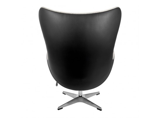 Кресло EGG STYLE CHAIR черный, экокожа в Каменске-Уральском