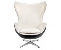 Кресло EGG STYLE CHAIR черный, экокожа в Каменске-Уральском