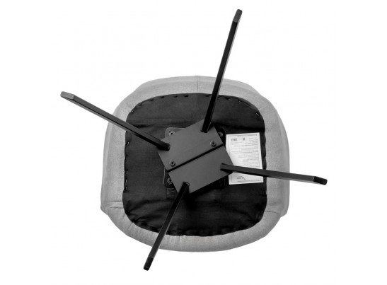 Комплект из 2-х стульев Grant серый шенилл на поворотном механизме в Каменске-Уральском