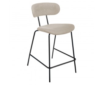 Стул полубарный Ant букле латте