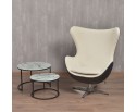 Кресло EGG STYLE CHAIR черный, экокожа в Каменске-Уральском