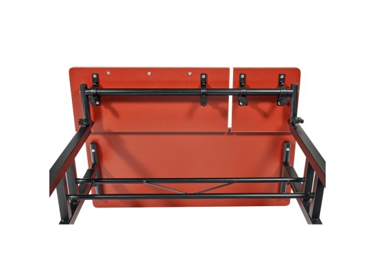 Стол многофункциональный Shuttle 80х58х80-130см, темное дерево, чёрный в Каменске-Уральском