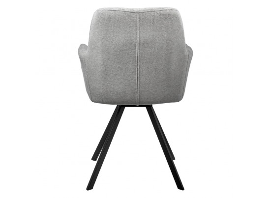 Комплект из 2-х стульев Grant серый шенилл на поворотном механизме в Каменске-Уральском