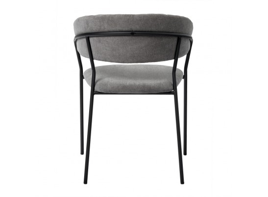 Стул Turin серый вельвет с чёрными ножками в Каменске-Уральском