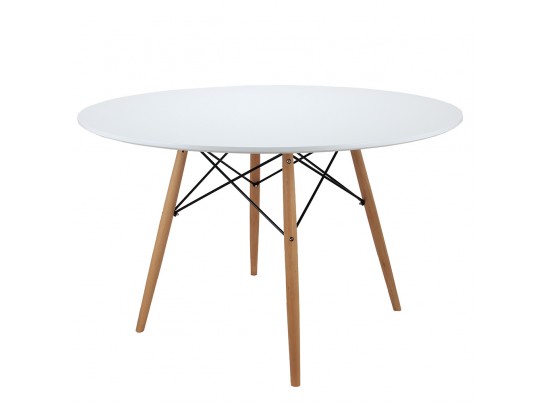 Стол Eames диам.100см, белый в Каменске-Уральском