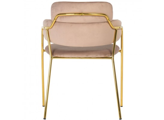 Стул Napoli латте с золотыми ножками в Каменске-Уральском