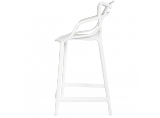 Стул полубарный Masters белый в Каменске-Уральском