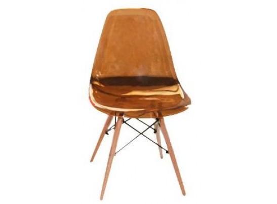 Стул Eames прозрачный янтарный в Каменске-Уральском