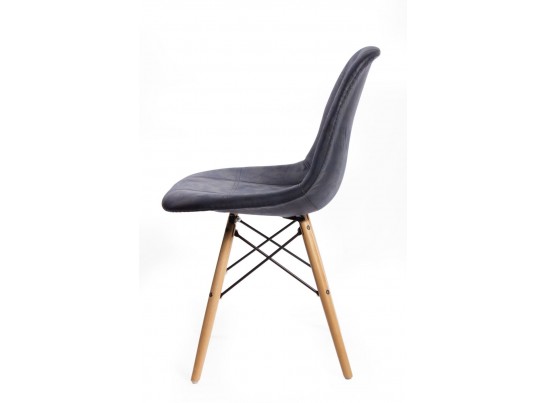 Стул Eames DSW leather черный в Каменске-Уральском