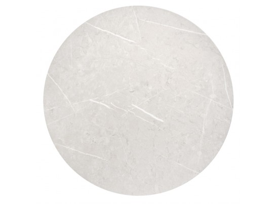 Набор кофейных столиков Tango бежевый мрамор с белыми ножками, 2шт в Каменске-Уральском