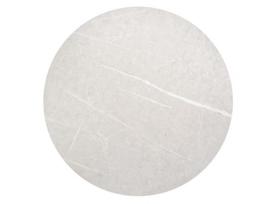 Набор кофейных столиков Tango бежевый мрамор с белыми ножками, 2шт в Каменске-Уральском