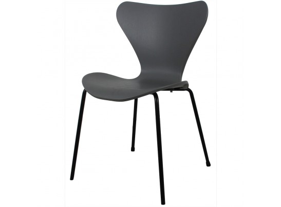 Стул Seven серый с чёрными ножками в Каменске-Уральском