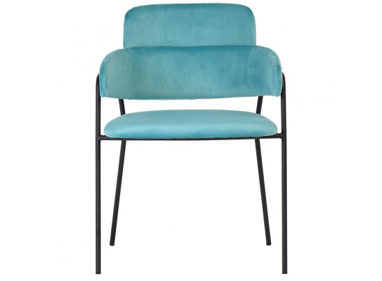 Стул Napoli светло-бирюзовый с чёрными ножками в Каменске-Уральском