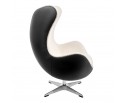 Кресло EGG STYLE CHAIR черный, экокожа в Каменске-Уральском