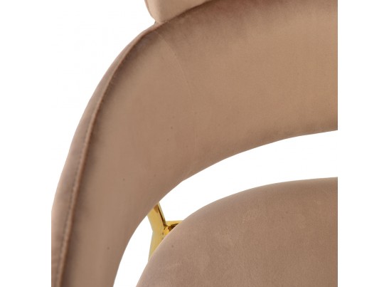 Стул Napoli латте с золотыми ножками в Каменске-Уральском