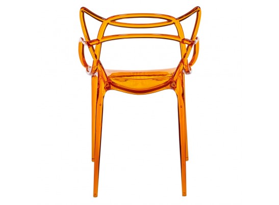 Комплект из 2-х стульев Masters прозрачный оранжевый в Каменске-Уральском