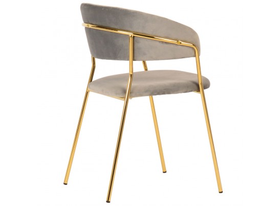 Комплект из 2-х стульев Turin латте с золотыми ножками в Каменске-Уральском