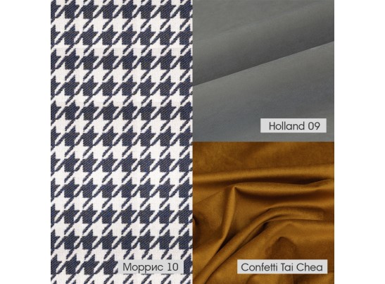 Стул полубарный Leo в комбинаторе с жаккардом, материал и цвет под заказ, с поворотным механизмом в Каменске-Уральском