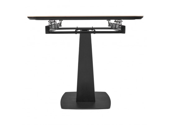 Стол Vito раскладной 120-184x80x75см, керамогранит бежевый, чёрный в Каменске-Уральском