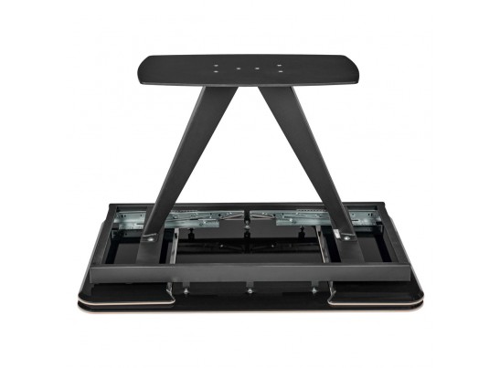 Стол Vito раскладной 120-184x80x75см, керамогранит бежевый, чёрный в Каменске-Уральском