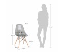 Стул Eames прозрачный янтарный в Каменске-Уральском