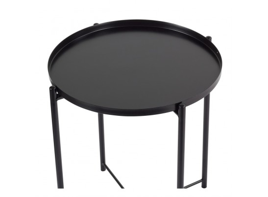 Кофейный столик Moon диам.45x51см, чёрный в Каменске-Уральском