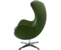 Кресло EGG CHAIR зеленый, искусственная замша в Каменске-Уральском