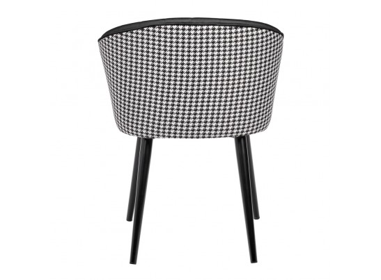 Стул Paola чёрный с жаккардом в Каменске-Уральском