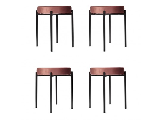 Комплект стульев-табуретов Bug коралловый в Каменске-Уральском