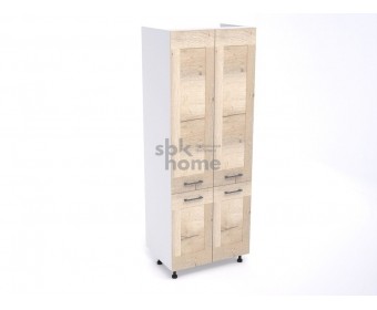 Пенал П-2, Дублин (800*570*2166) Дуб галифакс белый, 21670