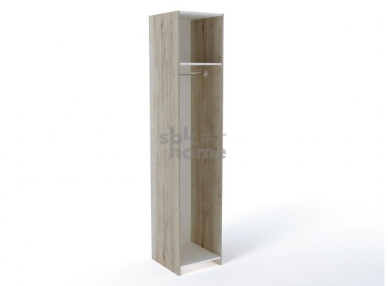 Шкаф 1-но дверный, Мале (466*544*2278) Дуб галифакс белый, 11210 в Каменске-Уральском