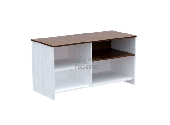 Тумба под ТВ, Кантри (1236*534*634) Сосна Андрерсен/Орех Риббек темный, 30903 в Каменске-Уральском