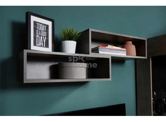 Полка-ниша Д-8, Денвер (650*270*195) Камень темный, 31311 в Каменске-Уральском