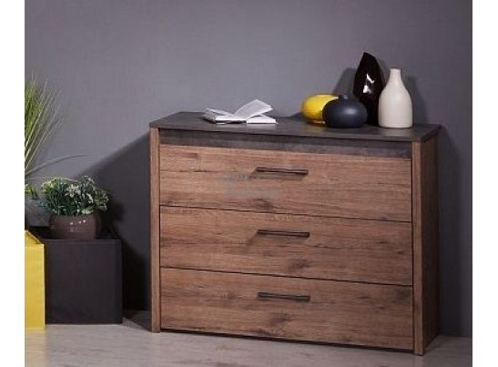 Комод малый NEW, Денвер (970*435*750) Дуб Веллингтон, 11815 в Каменске-Уральском