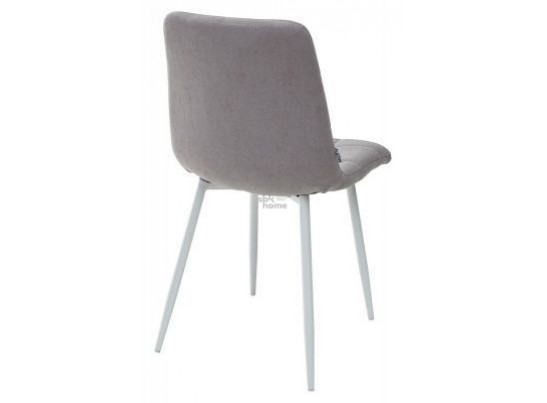 Стул UF860-08B серый/каркас белый, CHILLI (460*550*890) Серый, УТ-00003074 в Каменске-Уральском