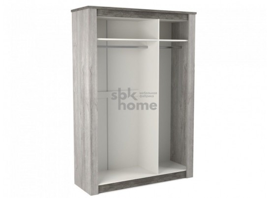 Шкаф 3-х дверный 2194, Денвер (1520*538*2194) Риббек серый, 11711 в Каменске-Уральском